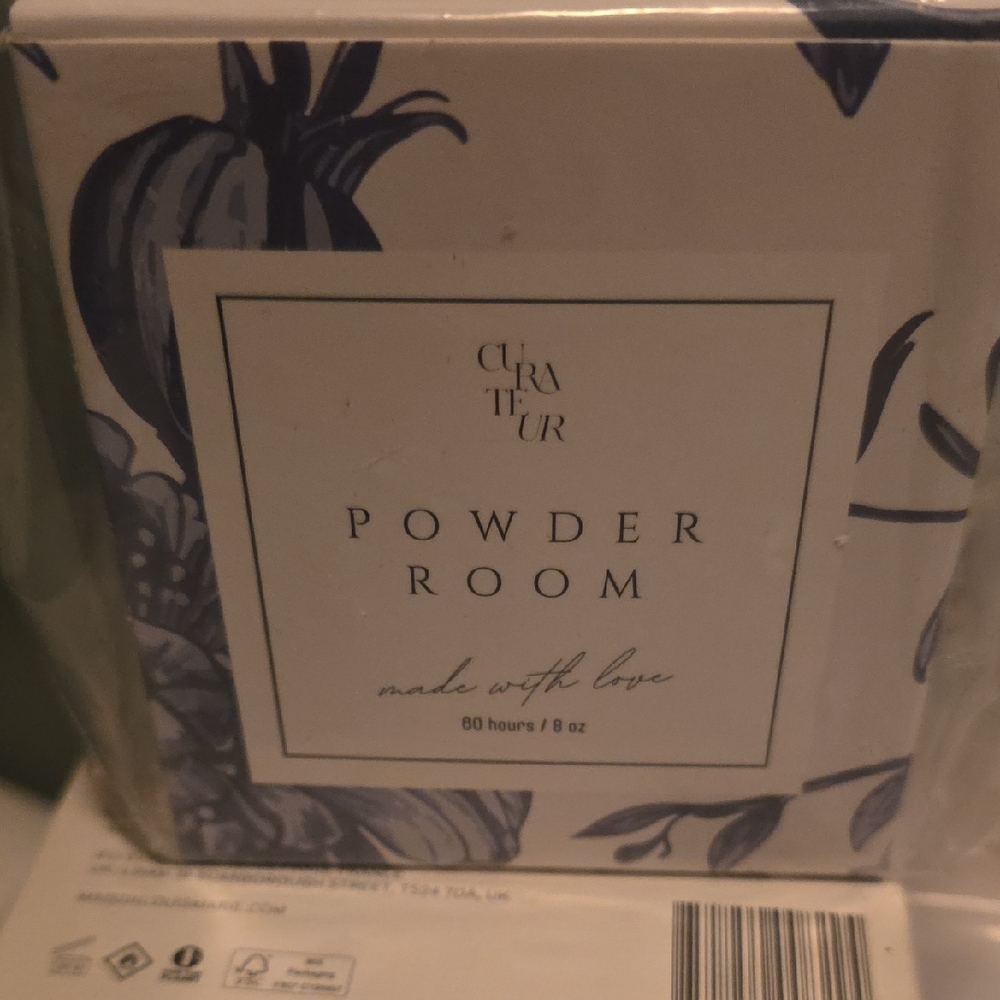 Curateur Powder Room Candle - Tranquil Blue